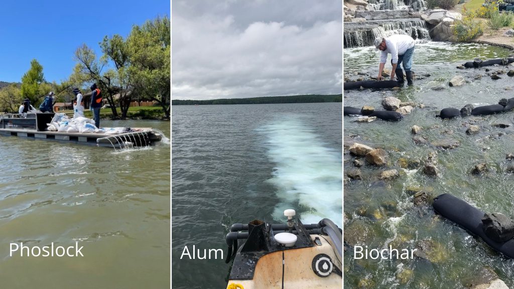phoslock alum biochar natural nutrient remediation solutions sustainable lake and pond management