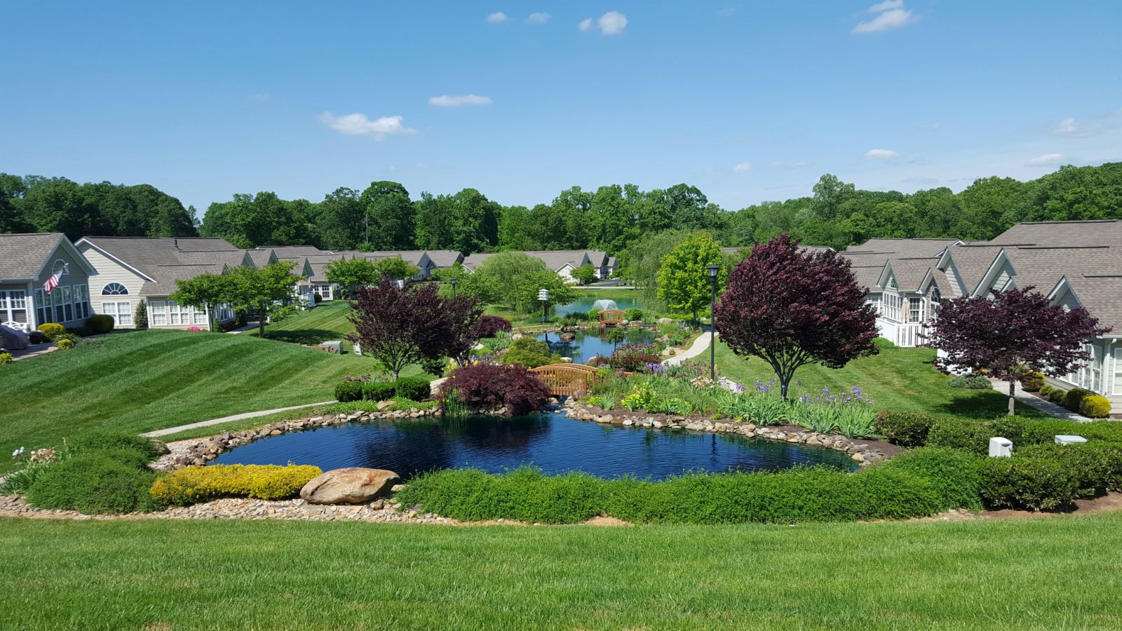 community stormwater pond