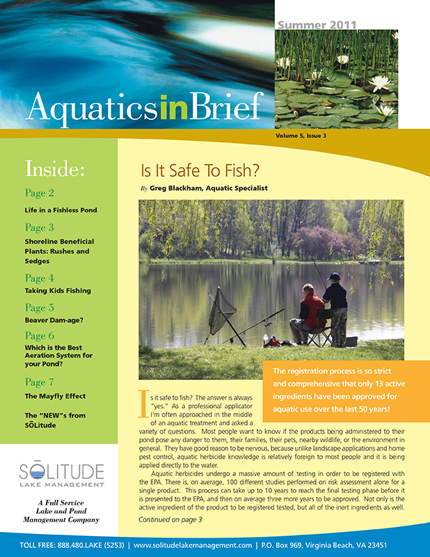 19_SOLitude_lake_management_AquaticsInBrief_newsletter_07.2011_Summer_cover