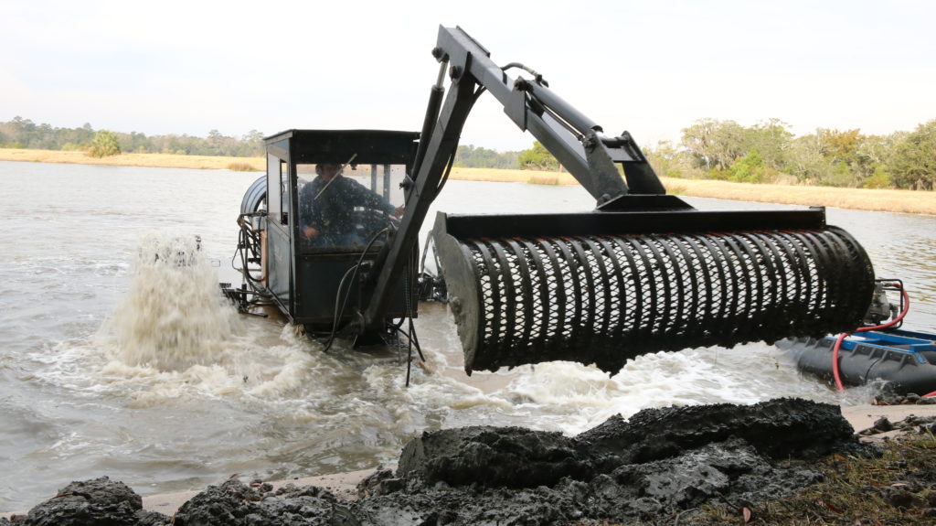Hydro-Raking & Mechanical Harvesting - sediment removal - dredging