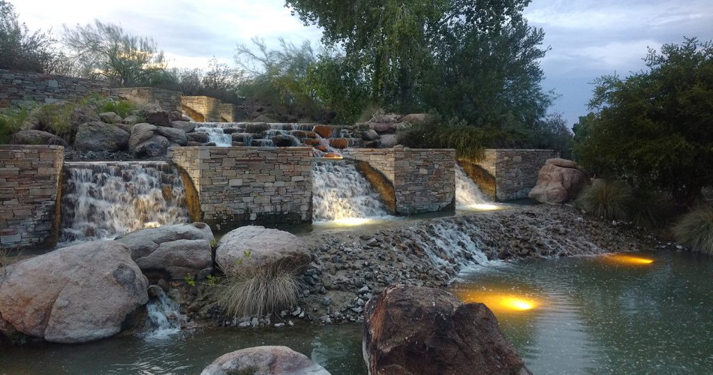 Pond Waterfall Feature