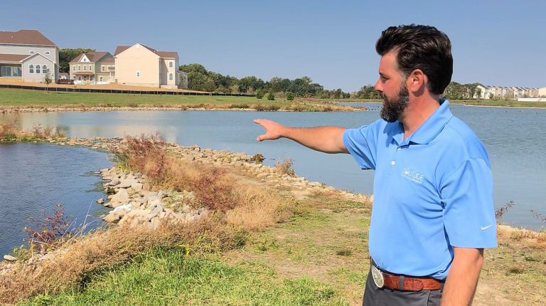 stormwater inspection lake and pond management - john phelps DE - community hoa - 19
