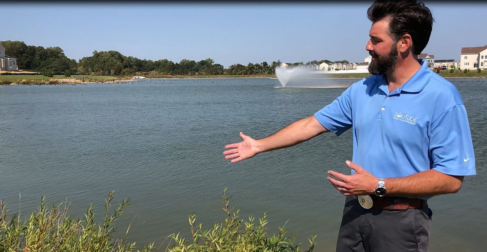 stormwater inspection lake and pond management - john phelps DE - community hoa - 5