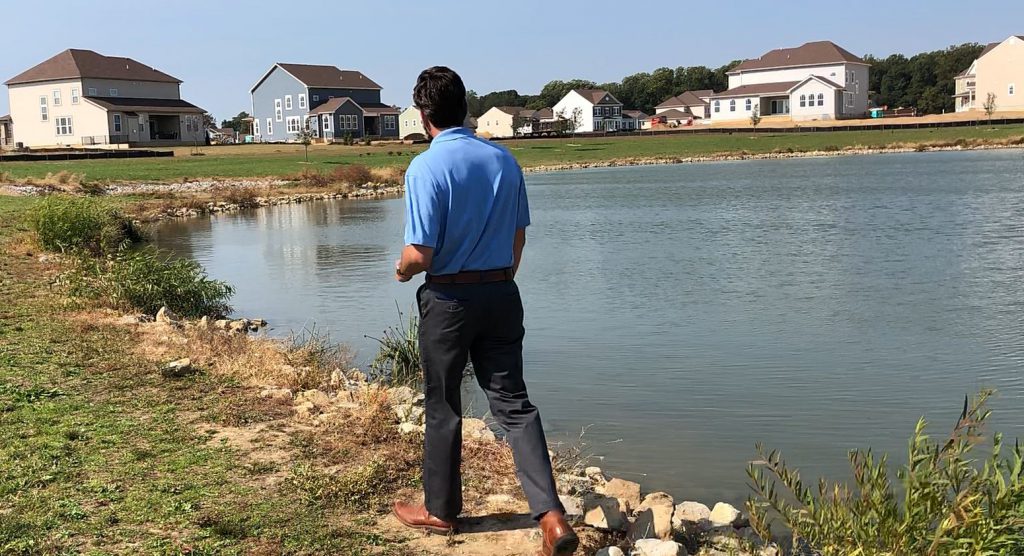 stormwater inspection lake and pond management - john phelps DE - community hoa - 7