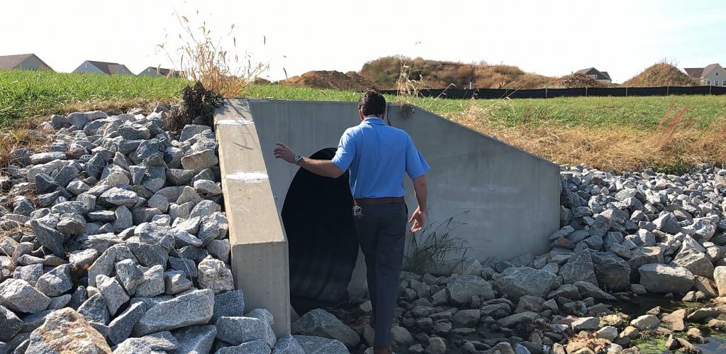 stormwater inspection lake and pond management - stormwater drain - rock wall - regulatory permitting - john phelps - de - 3