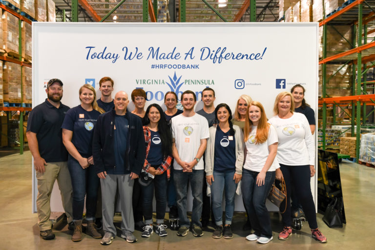 the solution - volunteering - team - heart and sol - vb - food bank