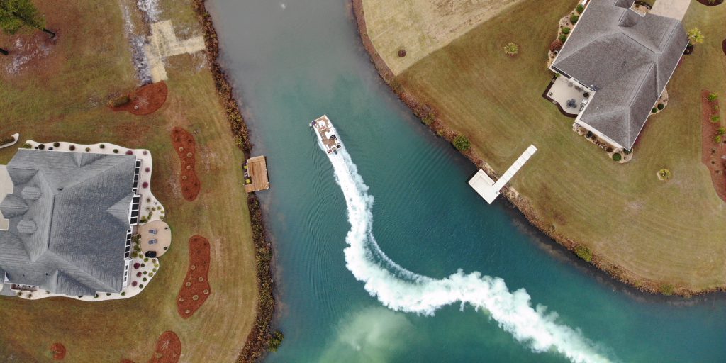 liming fisheries management scenic drone