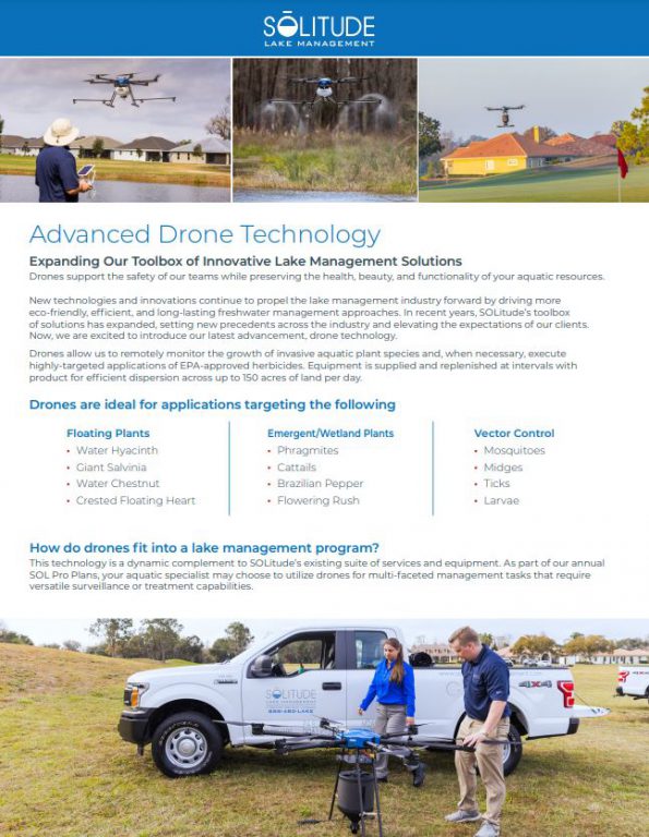 Advanced Drone Technology One Sheet