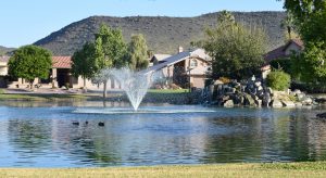 Floating fountains - pond aeration services - lake aeration - west coast - arizona -california
