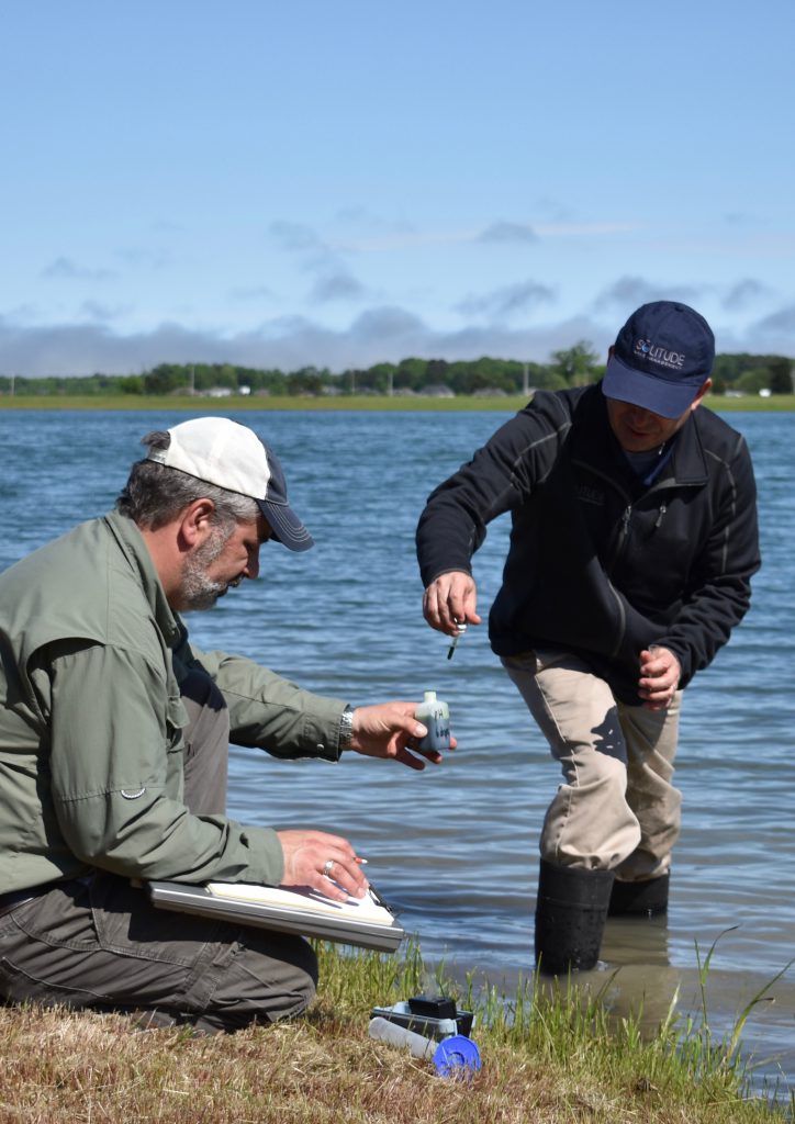 Conduct water quality test - alum barge nutrient remediation Stay Ahead of Water Quality Issues with Annual Management