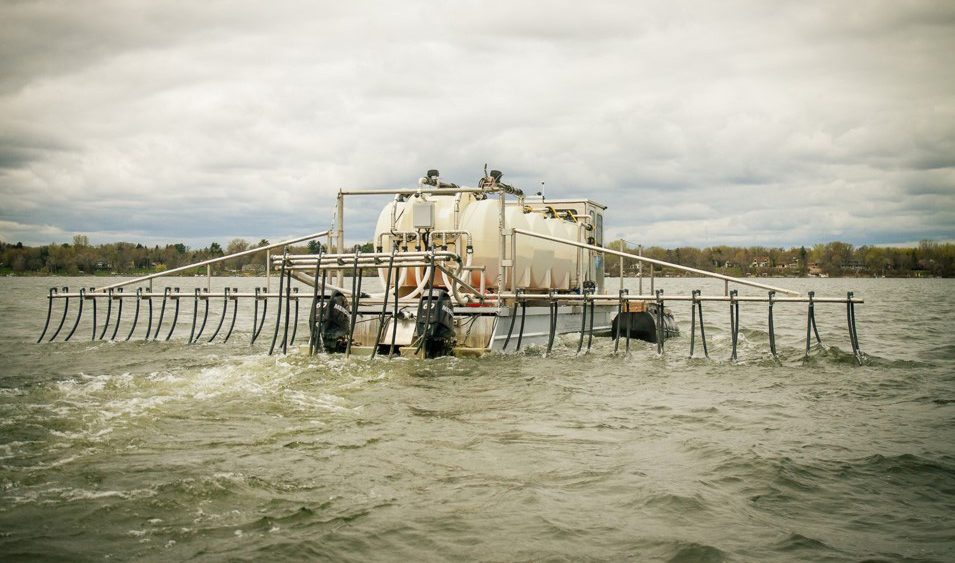 Alum Barge, SOLitude Lake Management