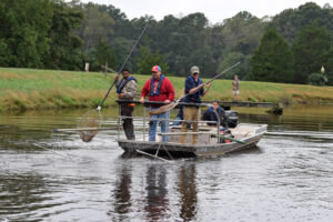 Electrofishing boat