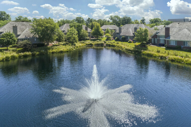 community-pond-with-floating-fountain