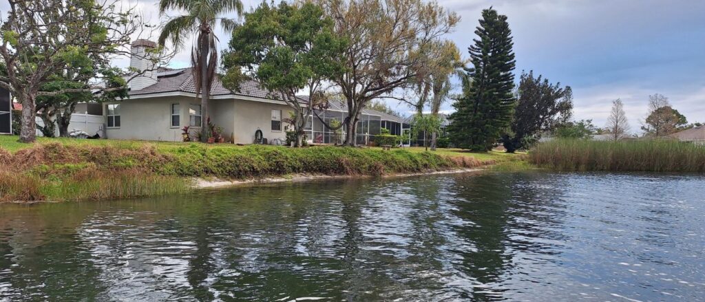 waterfront community with eroding shorelines