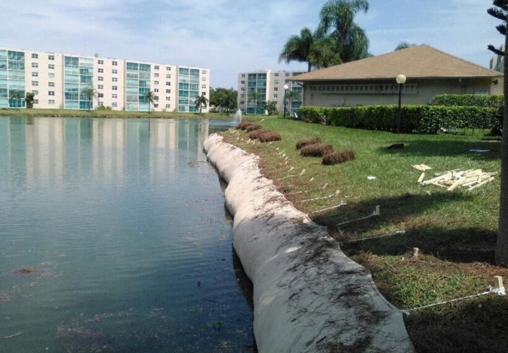 Meadowbrook Erosion Repair Project - During